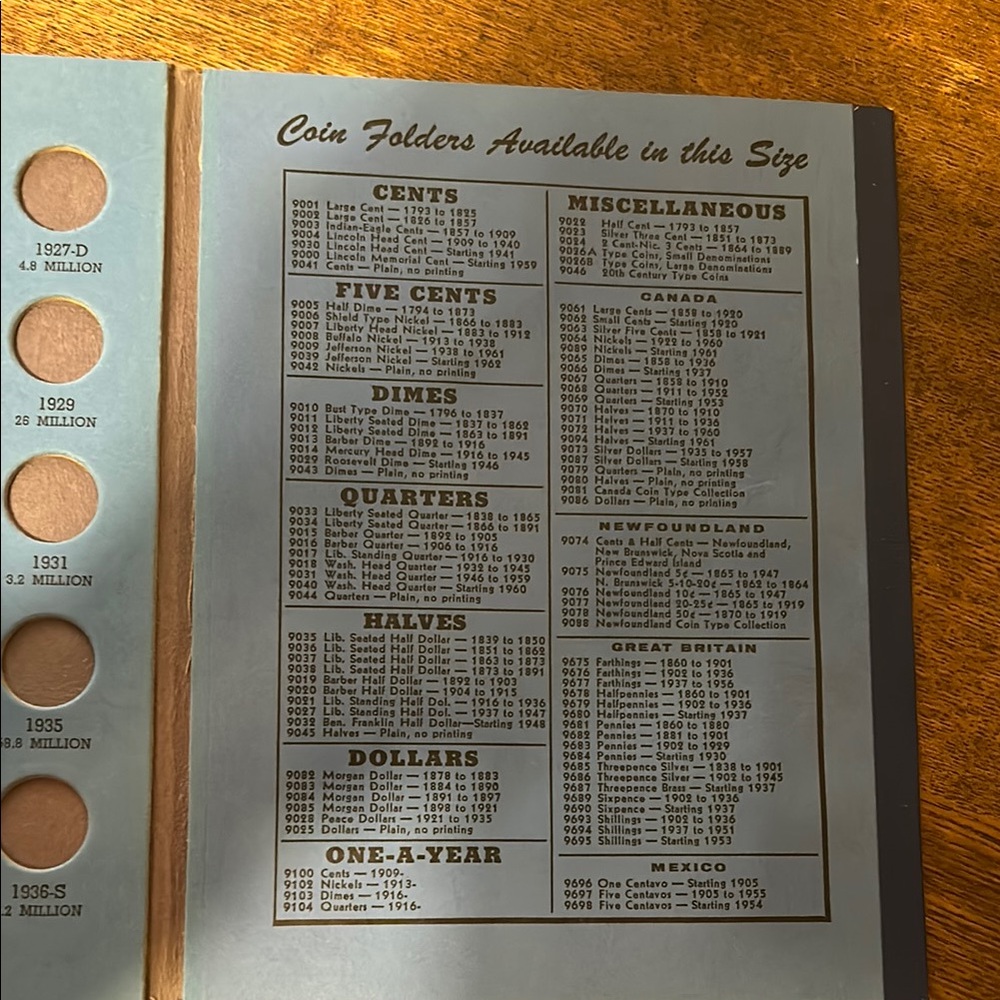 Blue Coin Collection Album - Picture 3 of 3